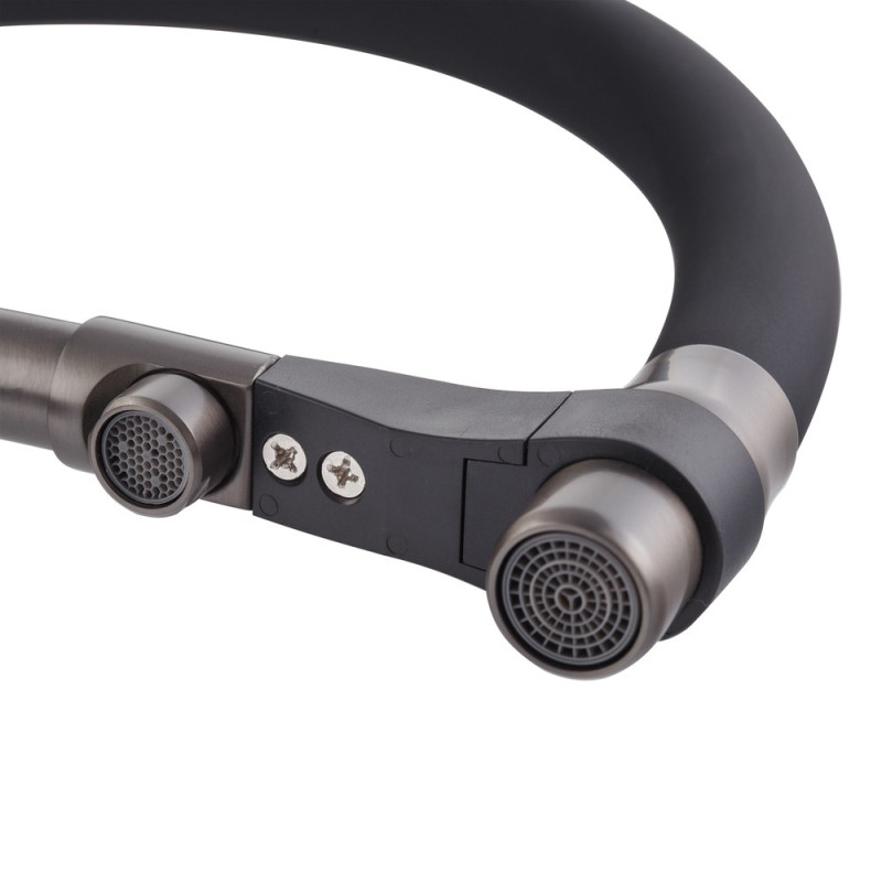 Смеситель для кухни Mixxus Premium Gravity 021 GRAPHITE REFL.BLACK (MI6979)