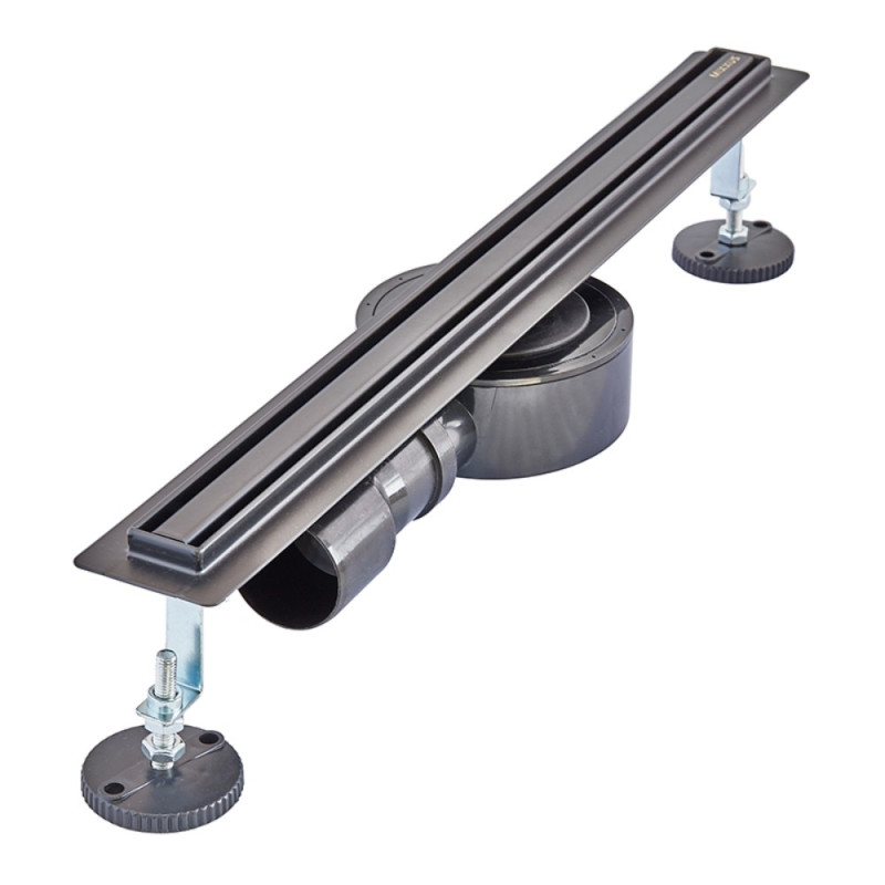 Душевой трап с нерж. стали SUS304 Mixxus Drain-05-50-Slim Black (30x500мм) (Черный) (MI6168)