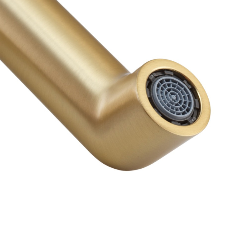 Душевая колонна со смесителем Koer KB-56029-12 3 функции, цвет матовое золото (KR5503)