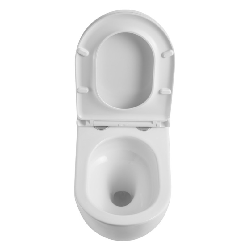 Унитаз подвесной эргономичный Koer TT-0101-T3 520x360x360mm система смыва TORNADO 3.0 (KR5615)