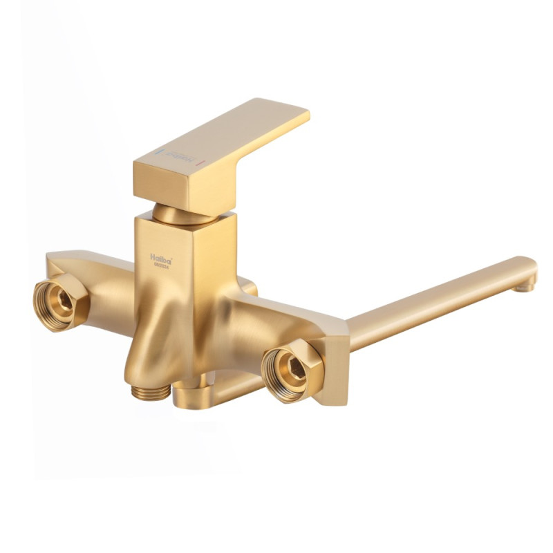 Смеситель для ванны Haiba GAUDI 006 EURO BRUSHED GOLD (HB9598)