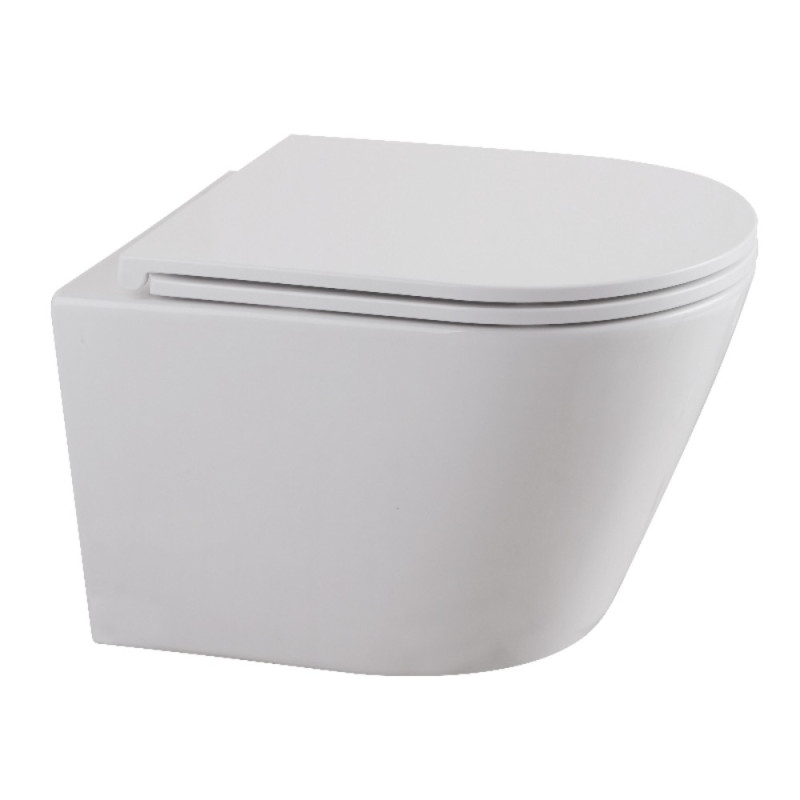 Унитаз подвесной Mixxus Bevel-0305-T3 480х360х340mm система смыва Tornado 3.0 (MI8425)