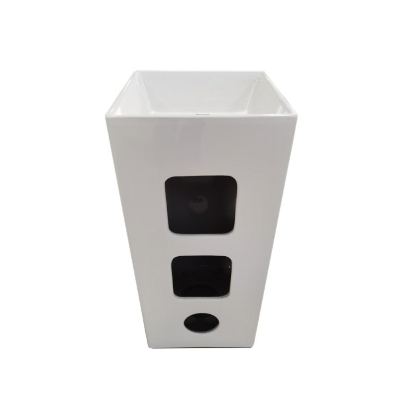 Раковина моноблок MIXXUS PREMIUM QUADRO-1101 410х410х850mm (MP6574)
