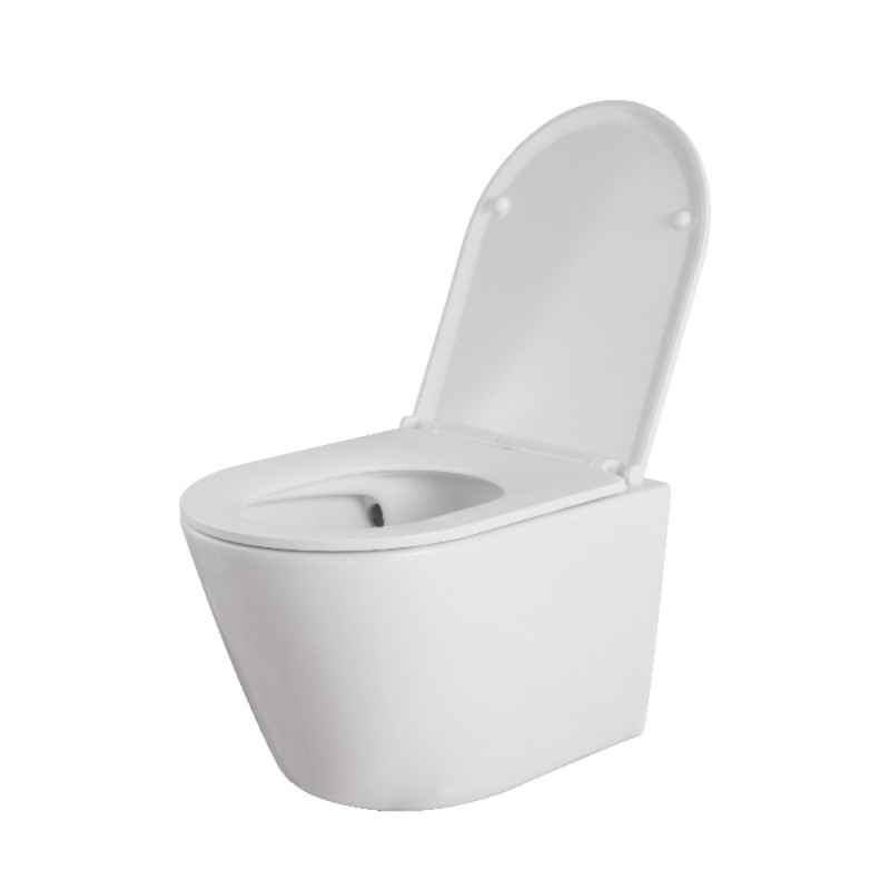 Унитаз подвесной Mixxus Bevel-0305-T3 480х360х340mm система смыва Tornado 3.0 (MI8425)