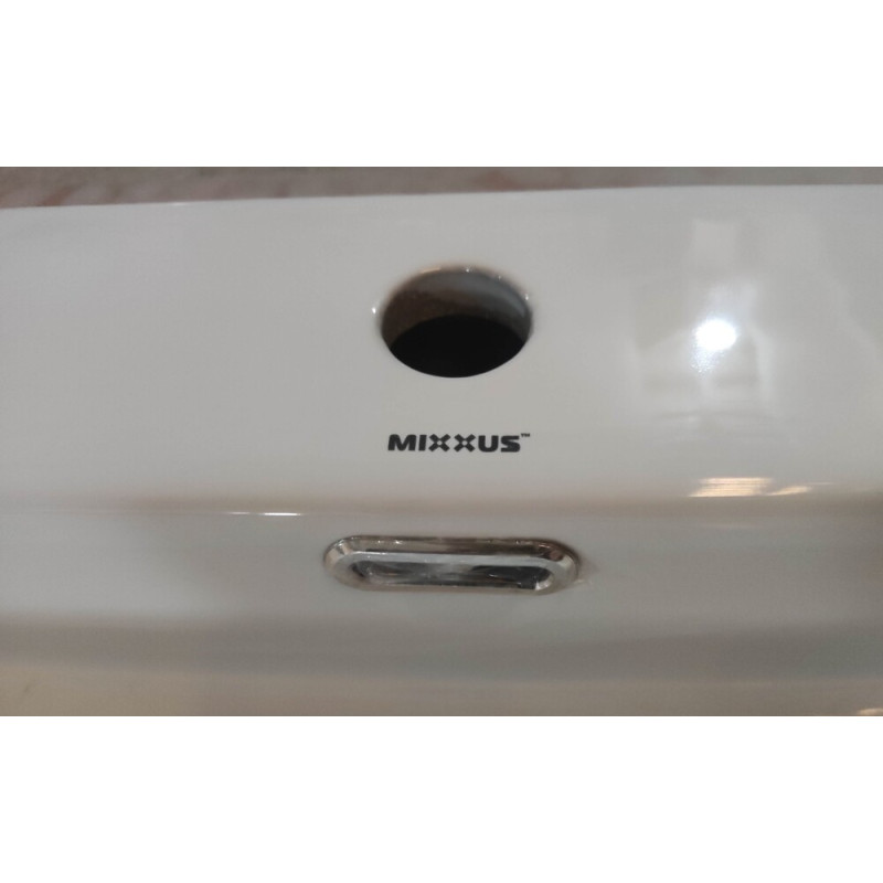 Раковина підвісна Mixxus Premium QUADRO-0206 600х360х130mm з отвором під змішувач та переливом (MP6509)