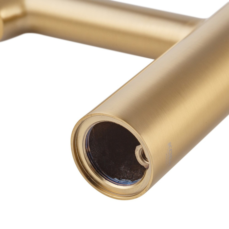 Смеситель для умывальника Koer KB-10029-12 Цвет матовое золото (KR5501)