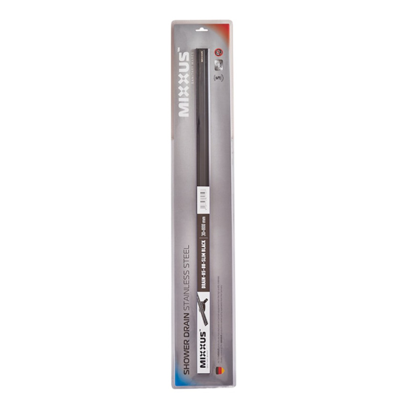 Душевой трап с нерж. стали SUS304 Mixxus Drain-05-80-Slim Black (30x800мм) (Черный) (MI6171)