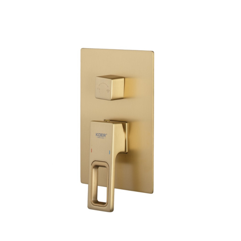 Душова система вбудована Koer KB-66009-12 3 функціі (Колір матове золото) (KR5992)
