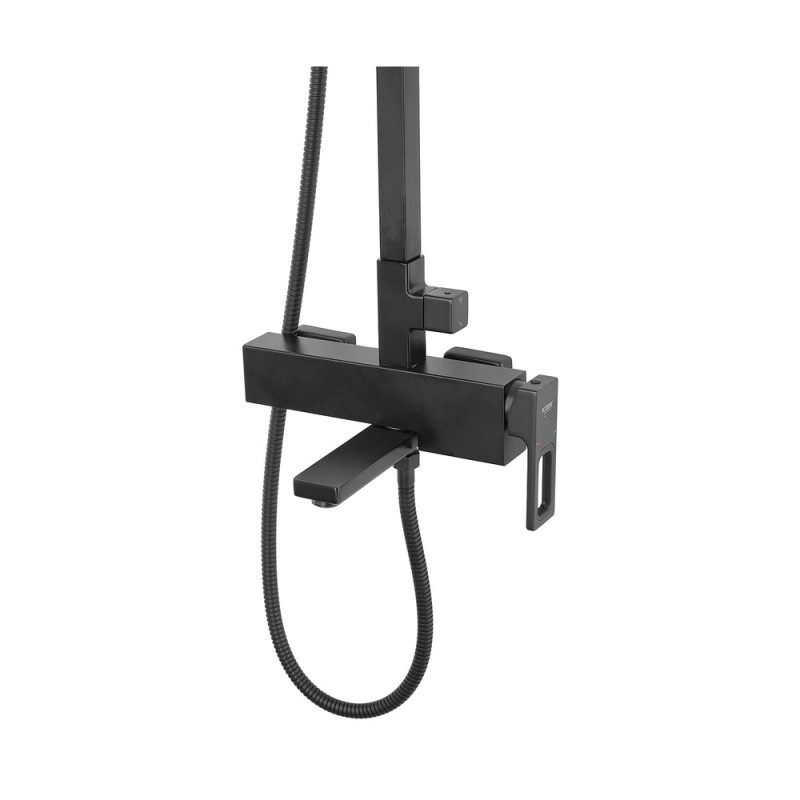 Душевая колонна со смесителем Koer KB-56009-05 (Цвет черный) (KR3507)