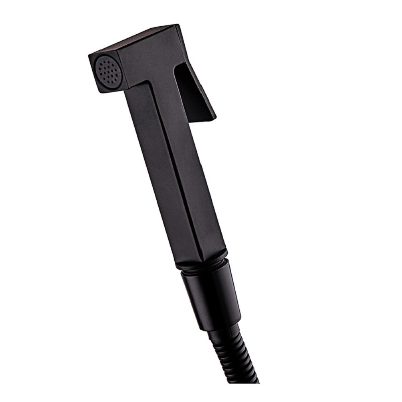 Смеситель для гигиенического душа Zerix LEB9-123 Black с лейкой (цвет черный) (ZX5572)