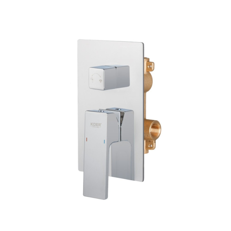 Душова система вбудована Koer KB-66039-01 3 функції (Колір хром) (KR5997)