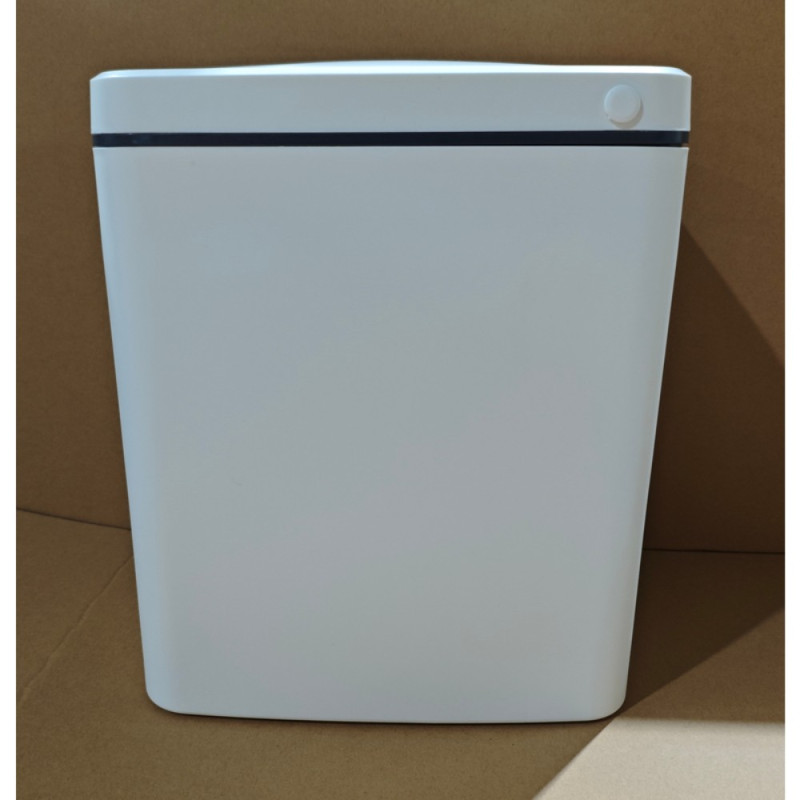 Мусорное ведро сенсорное прямоугольное Mixxus WAVE-TC0110 White 10 л цвет белый (MI7073)