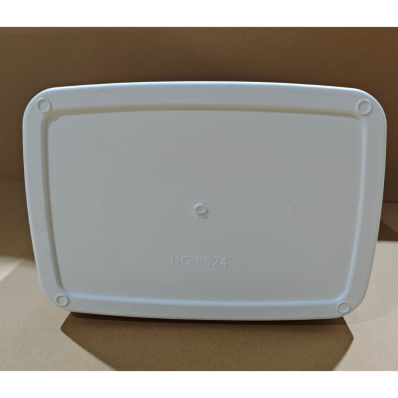 Мусорное ведро сенсорное прямоугольное Mixxus WAVE-TC0110 White 10 л цвет белый (MI7073)