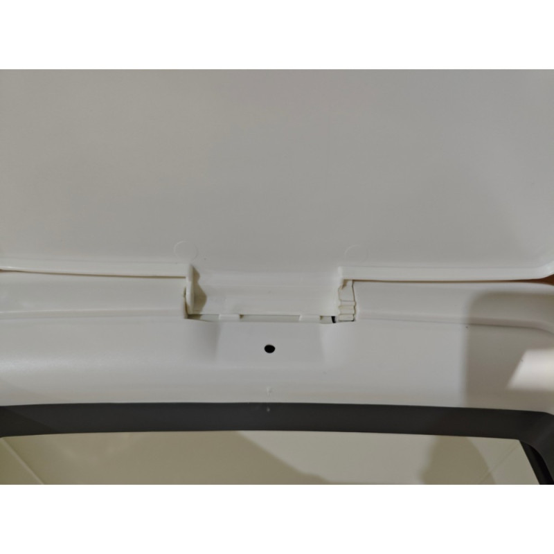 Мусорное ведро сенсорное прямоугольное Mixxus WAVE-TC0110 White 10 л цвет белый (MI7073)