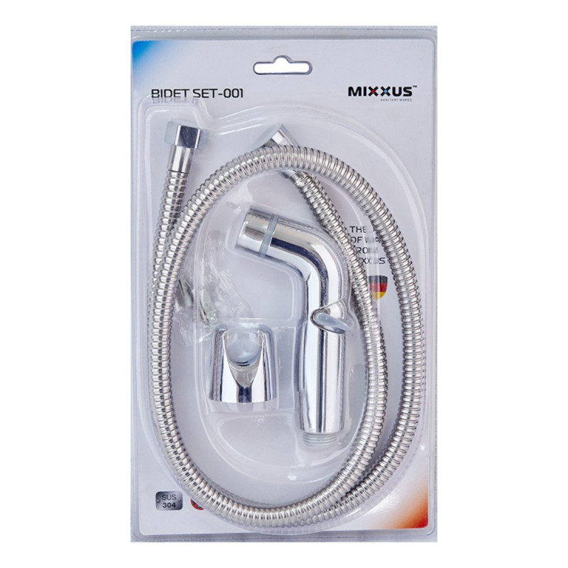 Набор для гигиенического душа Mixxus Bidet SET-001 (шланг 1,2м) (LE2773)