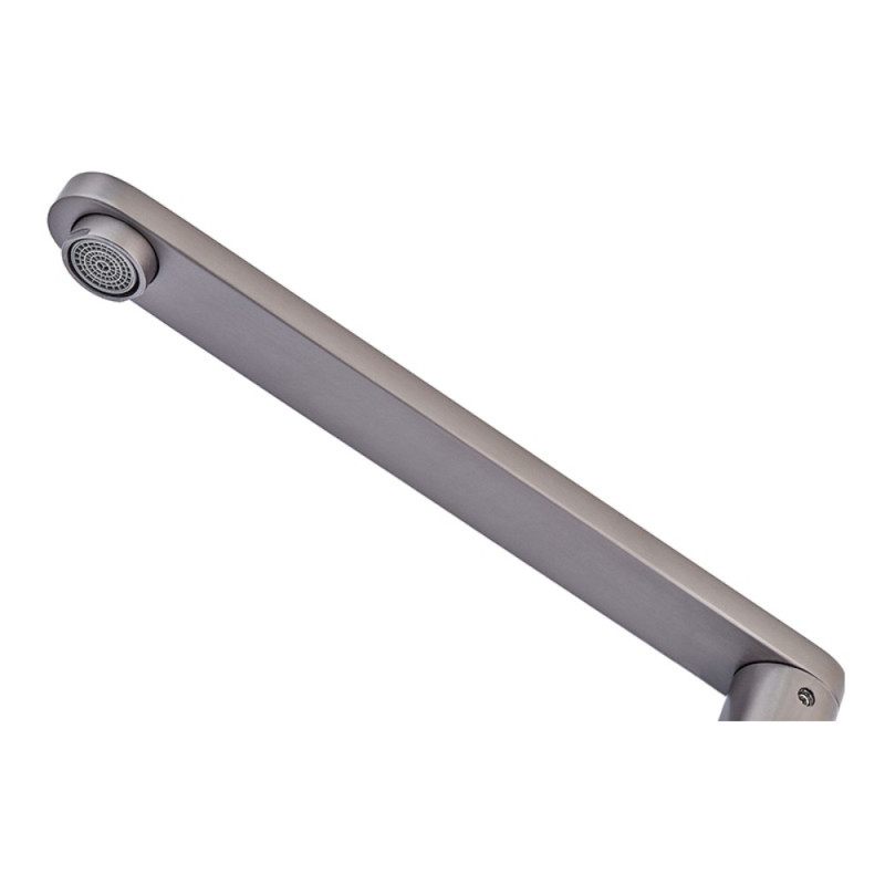 Змішувач для кухні Zerix KFM-011 graphite із нерж. сталі SUS304 (ZX4865)