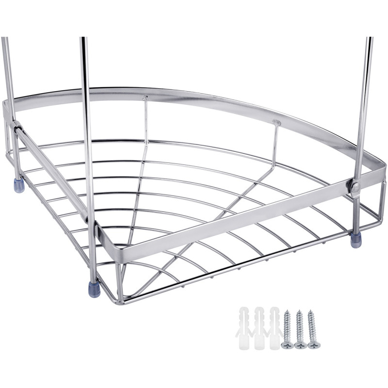 Полка для ванной комнаты угловая Kroner KRM Rizze - ACC329-3