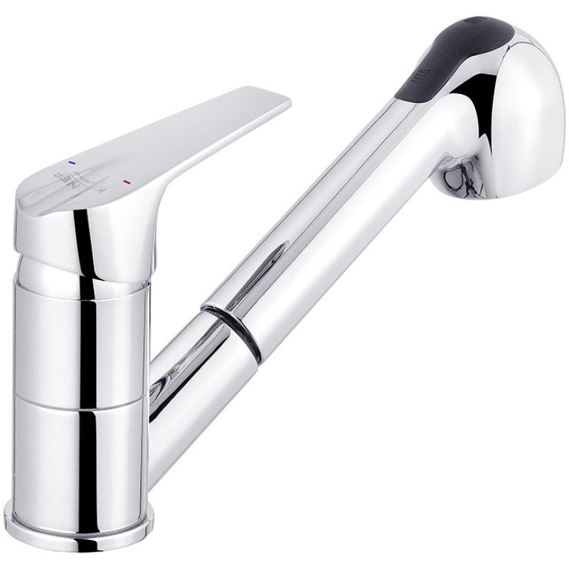 Смеситель для кухни с выдвижным изливом Kroner KRM Odra - C030-T