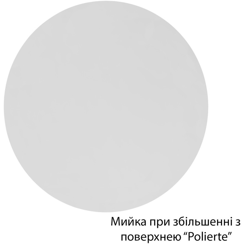 Кухонная мойка накладная Kroner KRP Polierte - 6080R (0.6 мм)