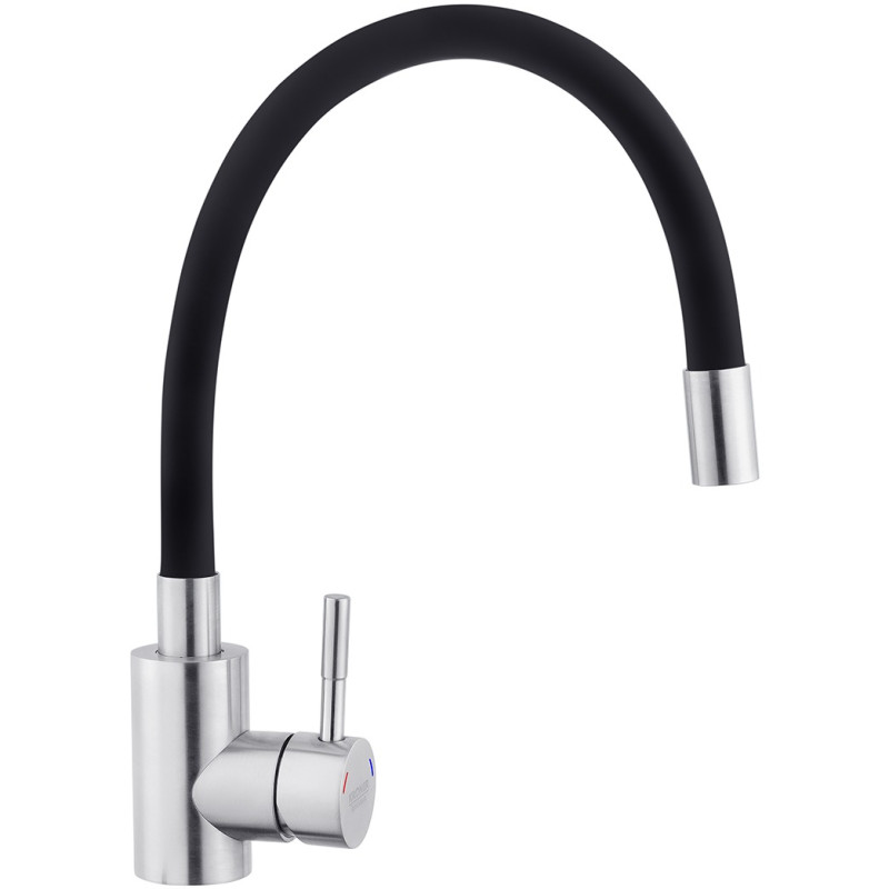 Смеситель для кухни с гибким изливом Kroner KRP Edelstahl Klassisch - ESG035BLK