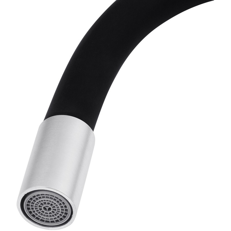 Змішувач для кухні з гнучким виливом Kroner KRP Edelstahl Klassisch - ESG035BLK