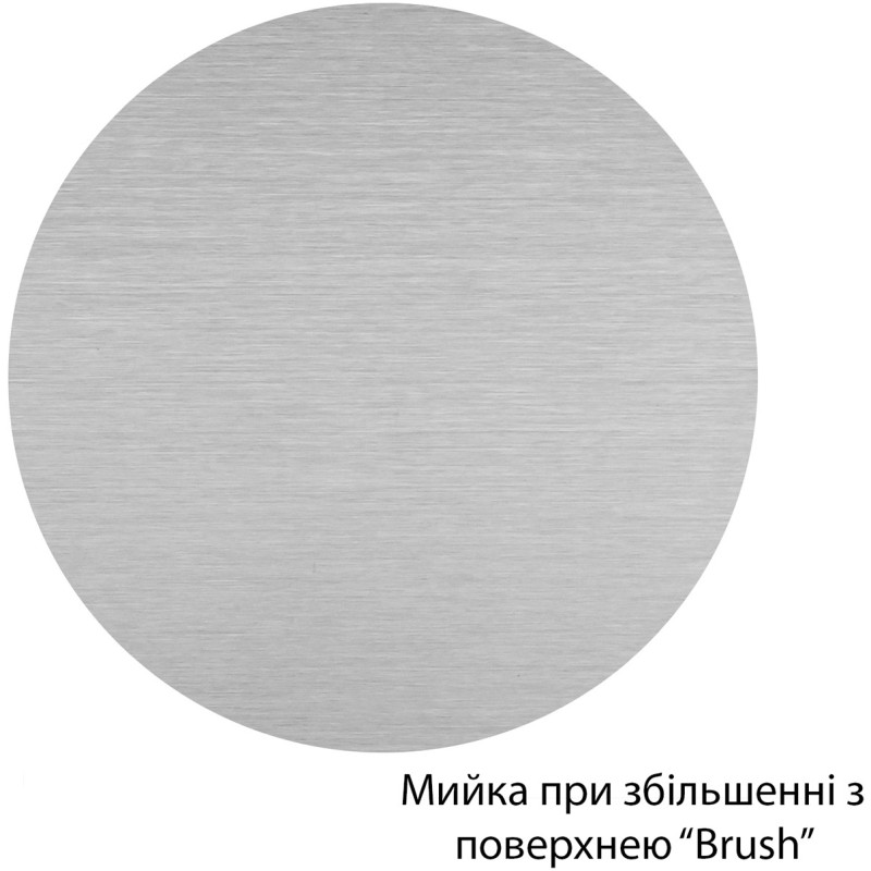 Кухонна мийка Kroner KRP Gebürstet - 7849RHM (3.0/1.0 мм)