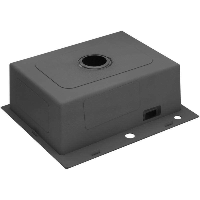 Комплект кухонная мойка Kroner Schwarze-6050HM PVD + смеситель Ersel - GRP03393BLK + дозатор Spender-026
