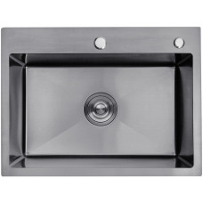 Кухонна мийка Kroner KRP Schwarze - 5843HM PVD (3.0/1.0 мм)