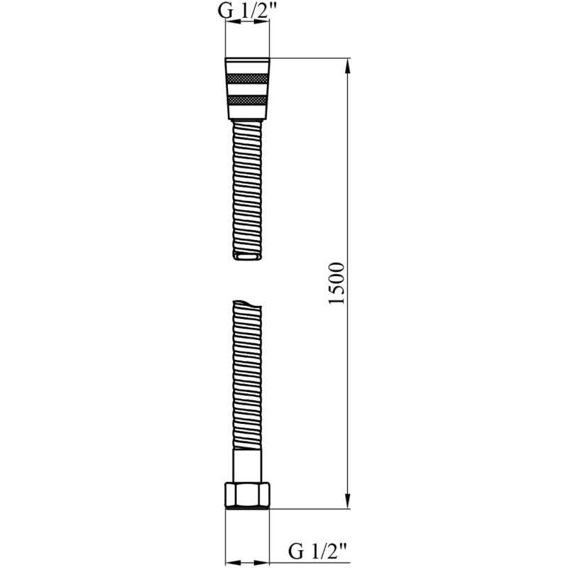Шланг для душу Kroner KRP - SCH620