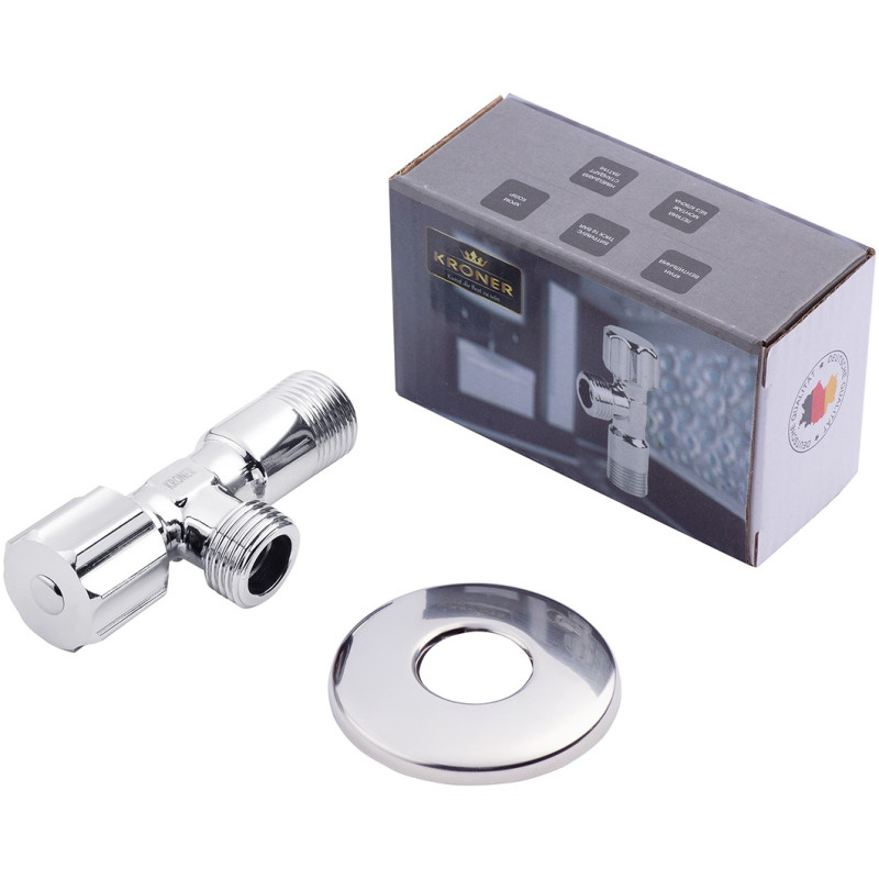 Кран приборный Kroner KRP Eckventil C401 1/2"х1/2" НН