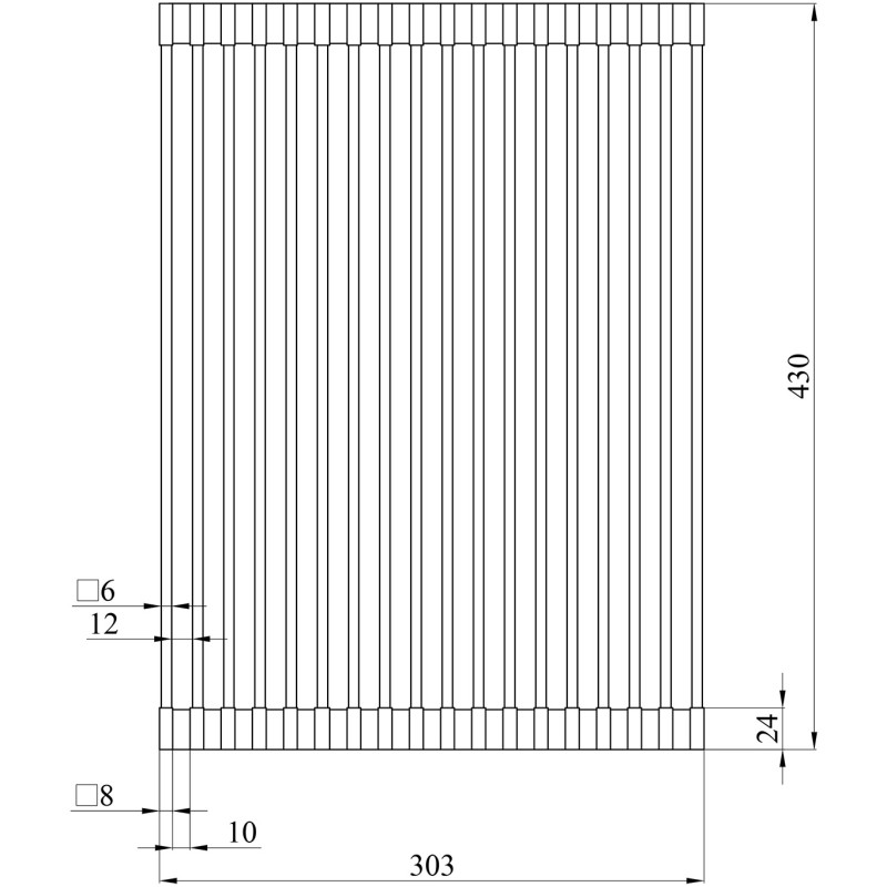 Сушилка для посуды Kroner KRP Matte - GRA4331-1