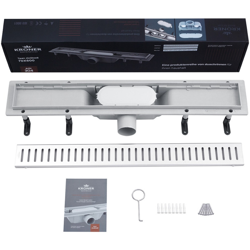 Трап линейный Kroner KRP Harz S60 Sektion