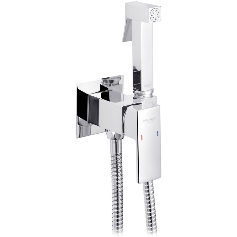 Набор для гигиенического душа скрытого монтажа со смесителем Kroner KRP Bidet - C083