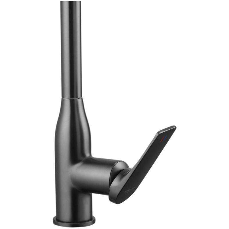 Комплект кухонная мойка Kroner Schwarze-6350HM PVD + смеситель Graz-GRP030 + дозатор Spender-026