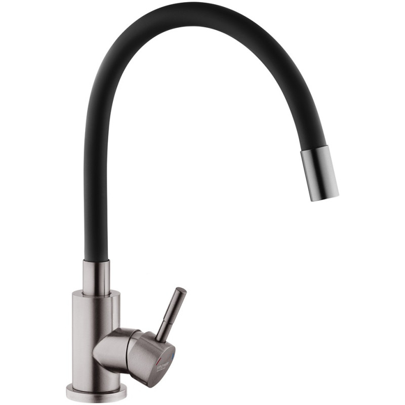 Смеситель для кухни Kroner KRP Edelstahl Klassisch - PVD035BLK