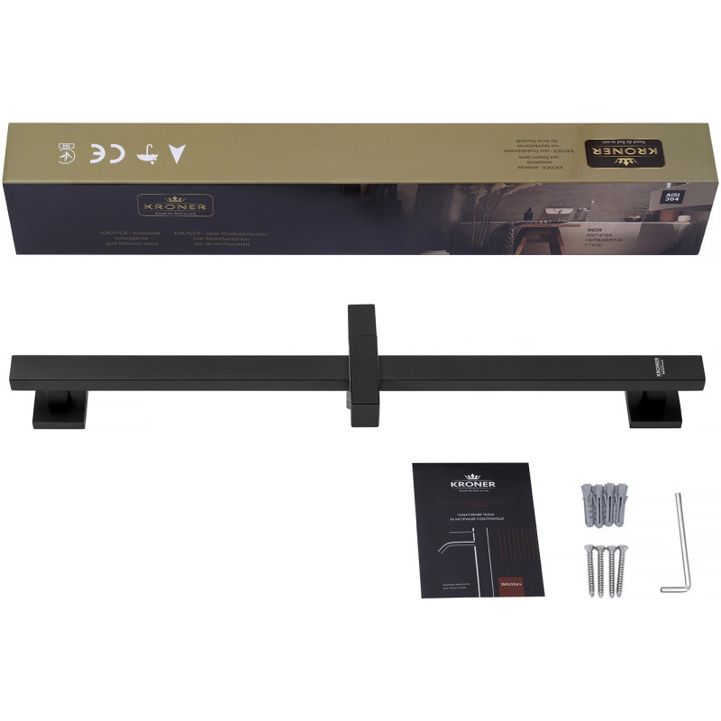 Штанга для душа Kroner KRP Edelstahl Kubus - SCH230