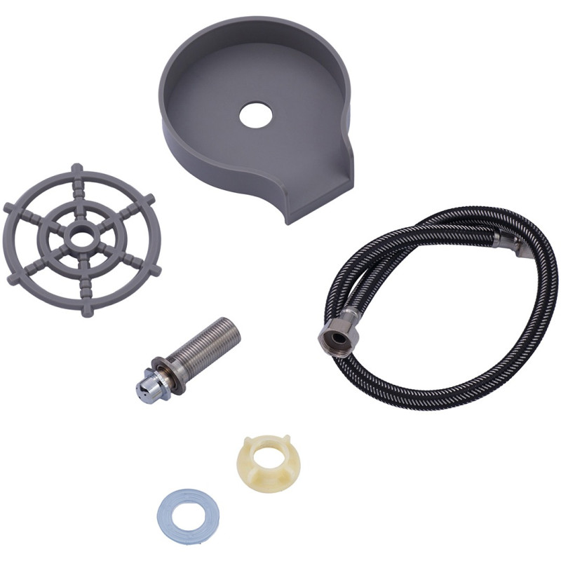 Кухонна мийка Kroner KRP Schwarze - SET7545NG PVD (3.0/0.8 мм)