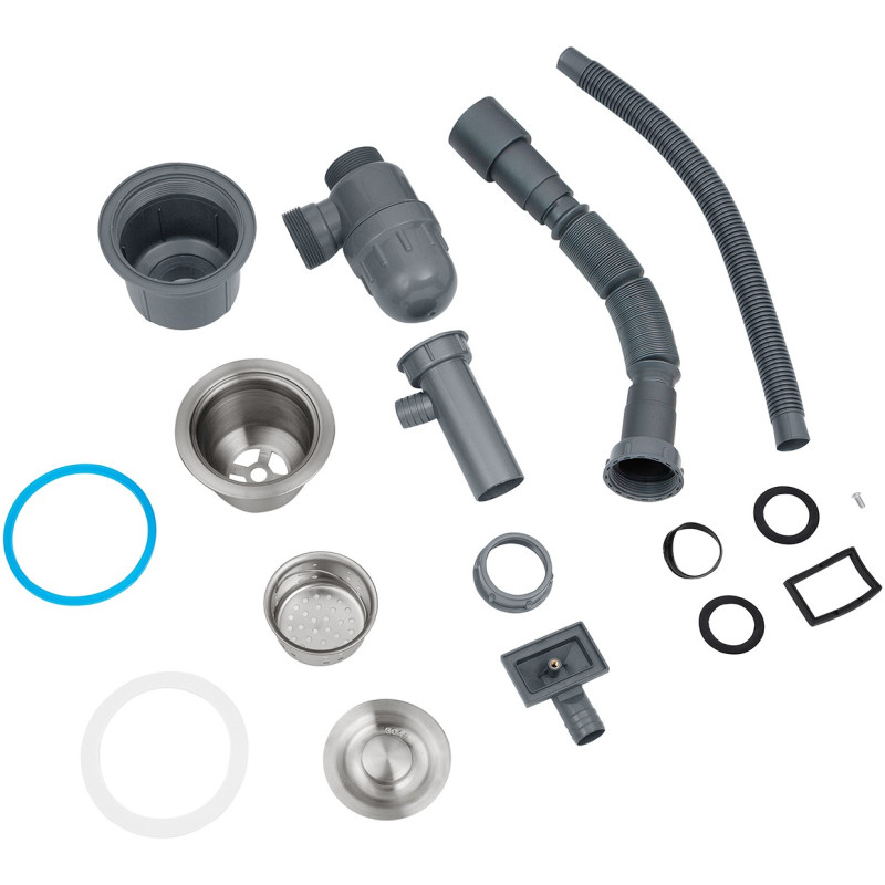 Кухонна мийка Kroner KRP Schwarze - SET7545NG PVD (3.0/0.8 мм)