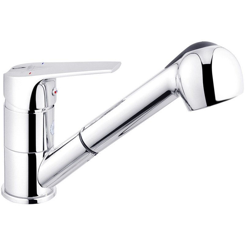 Смеситель для кухни с выдвижным изливом Kroner KRM Odra - C030-T