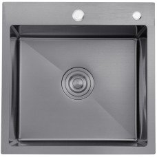 Кухонна мийка Kroner KRP Schwarze - 5050HM PVD (3.0/1.0 мм)