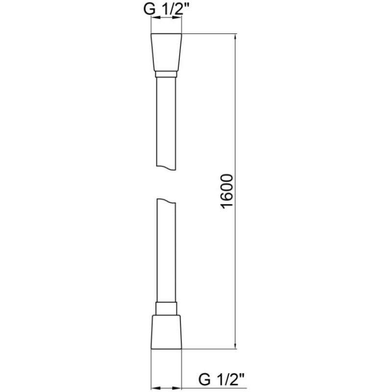 Шланг для душа Kroner KRM - C607 Anti-Twist 160 см