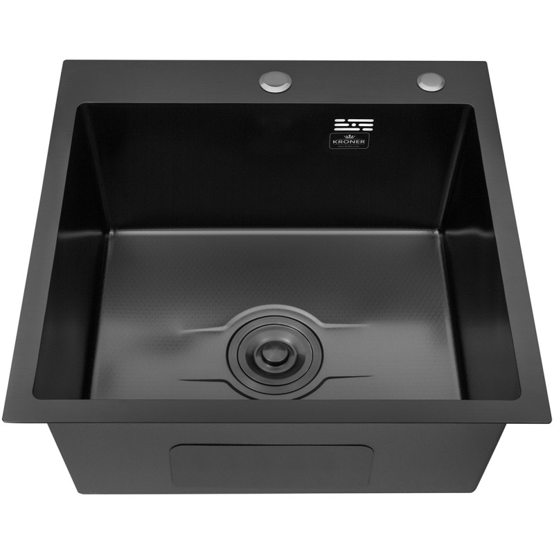 Кухонная мойка Kroner KRP Derby - 5050HM PVD (2,5/0,5 мм)