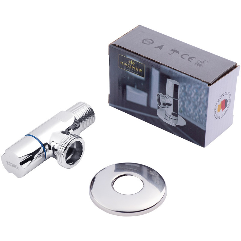Кран приладовий Kroner KRP Eckventil C302 1/2"х3/4" ЗЗ