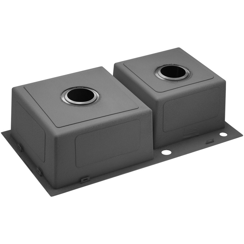 Кухонна мийка Kroner KRP Schwarze - 7843ZHM PVD (3.0/1.0 мм)
