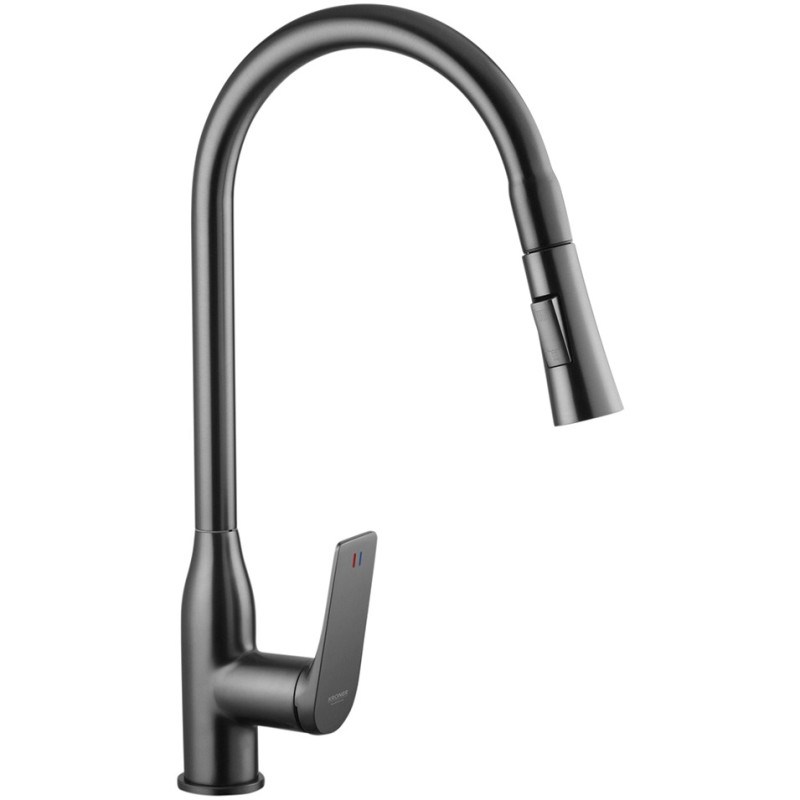 Смеситель для кухни с выдвижным изливом Kroner KRP Graz - GRP030-T
