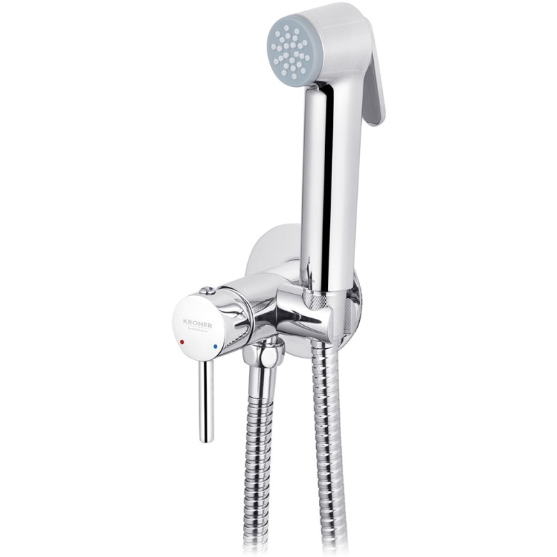 Набор для гигиенического душа скрытого монтажа со смесителем Kroner KRP Bidet - C082