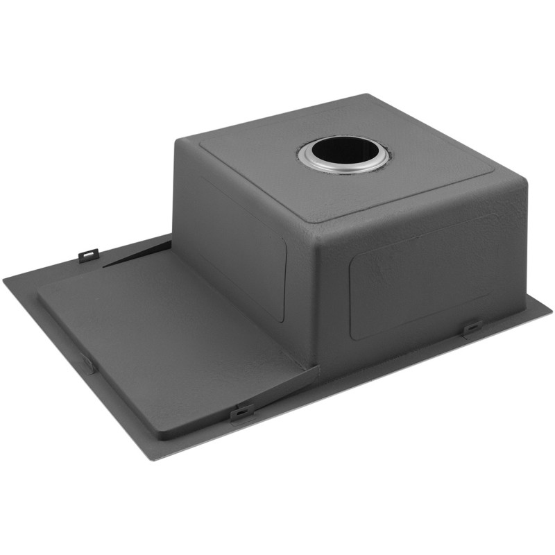 Кухонная мойка Kroner KRP Schwarze - 6350LHM PVD (3.0/1.0 мм)
