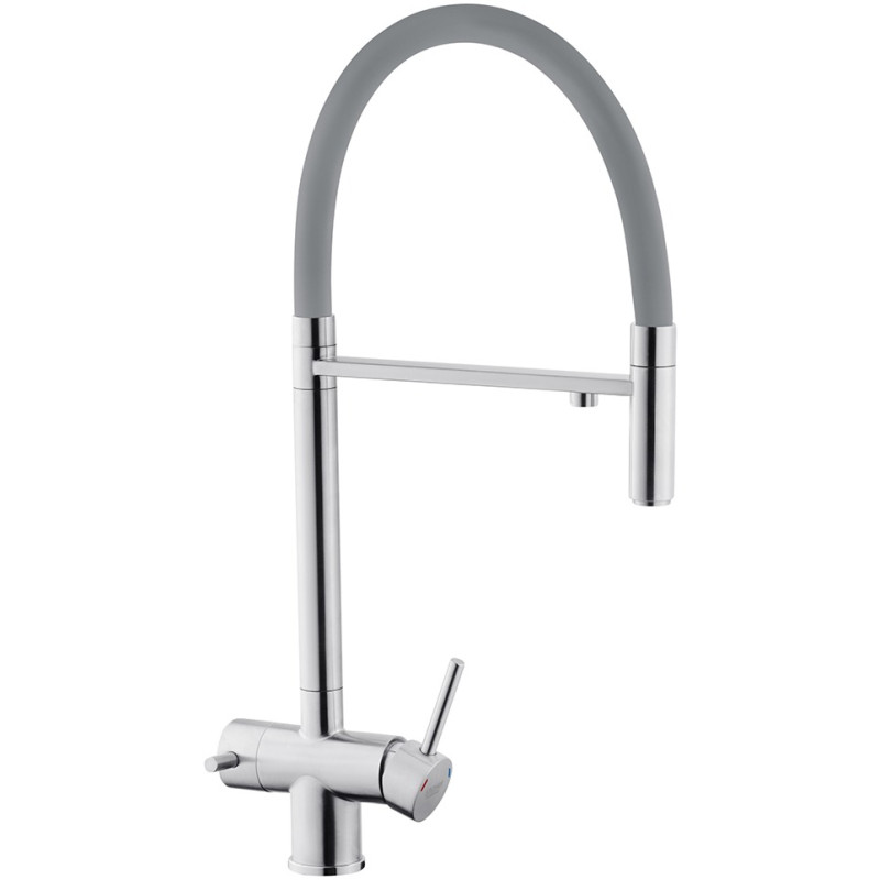 Смеситель для кухни с подключением к фильтру Kroner KRP Edelstahl Klassisch - ESG03815GRA