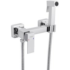 Набор для гигиенического душа со смесителем Kroner KRP Edelstahl Kubus - CHR052