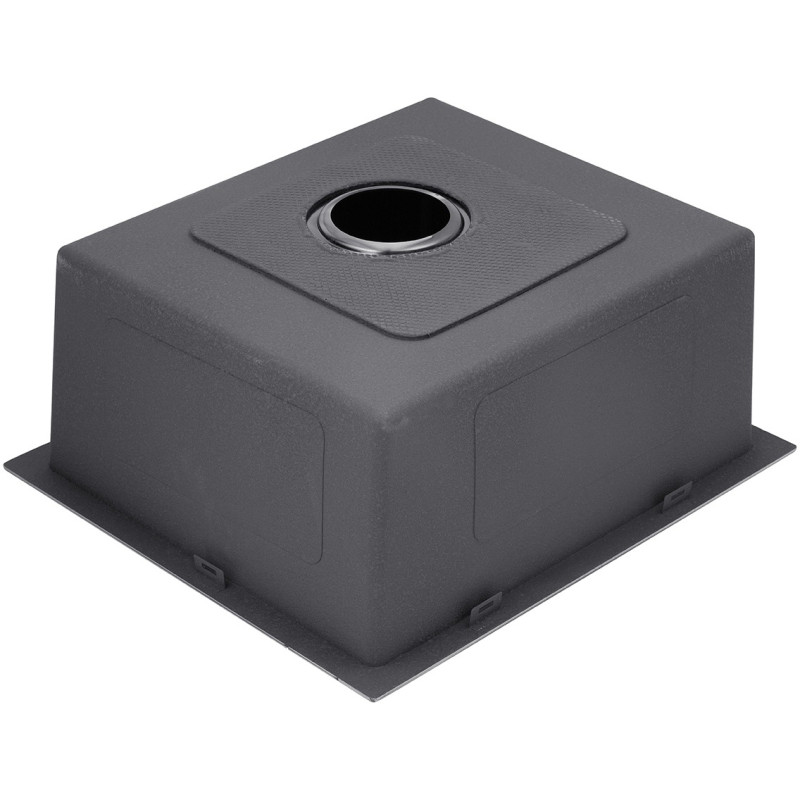 Комплект кухонная мойка Kroner Schwarze-4545HM PVD + смеситель Edelstahl Klassisch-SCH035PVD + дозатор Spender-026